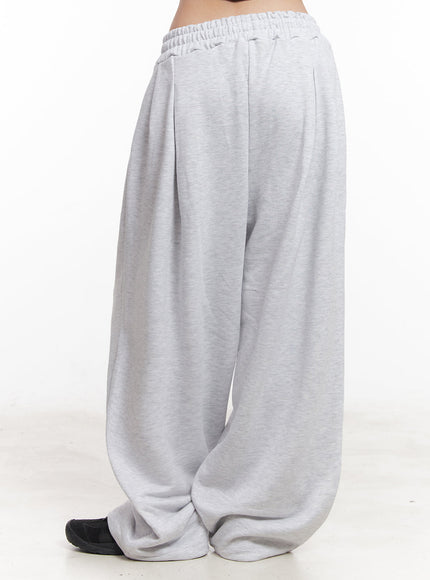 Pintuck Oversized Sweatpants IY516