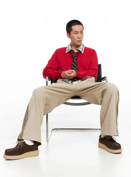 mens-side-plaid-drawstring-pants-ig529