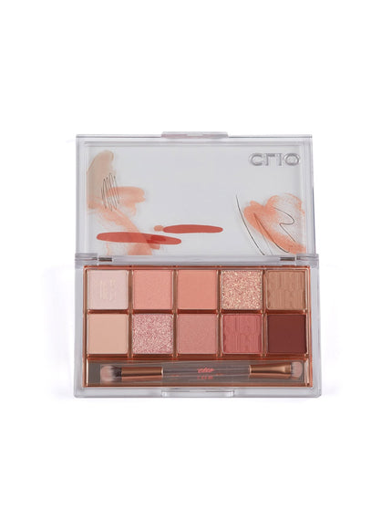 [Clio] Pro Eye Palette (0.6g*10) - 015 SPRING SUNSHUINE ON CANVAS