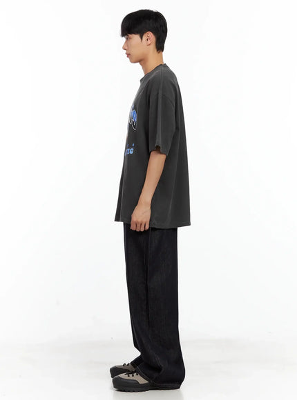 Men's Sporty Graphic T-Shirt IL516