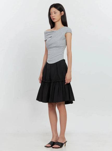 pleated-nylon-midi-skirt-is516