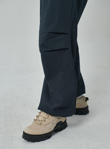 Drawstring Wide Track Pants IF314