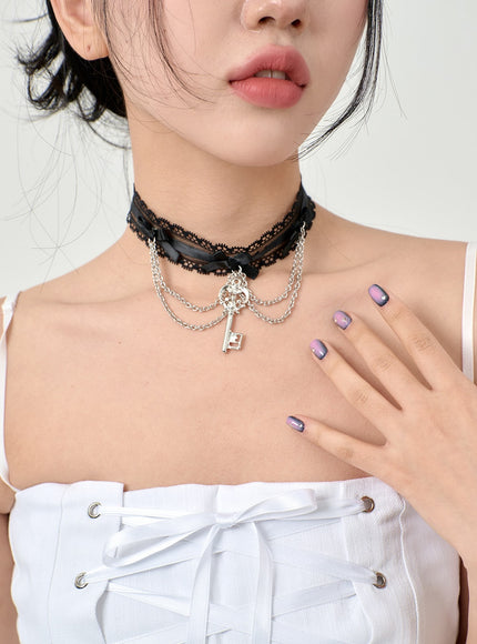 Key Chain Choker Necklace BD09