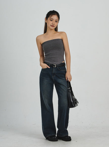 Off-Shoulder Semi Crop Top CO28