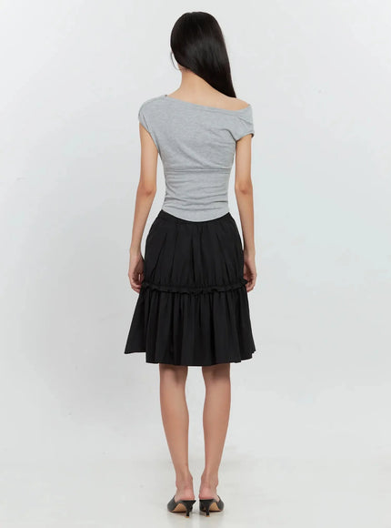 pleated-nylon-midi-skirt-is516