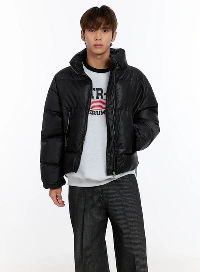 mens-puffer-jacket-black-in524 / Black