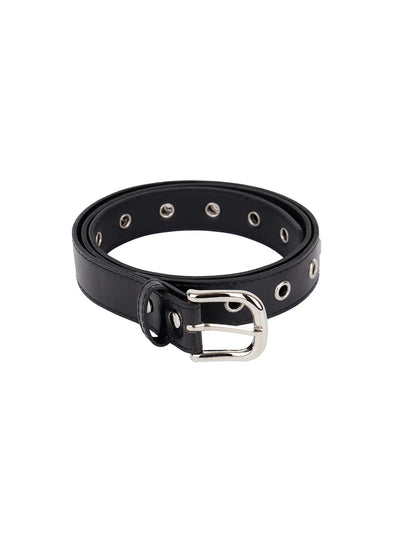 mens-eyelet-belt-ij514 / Black