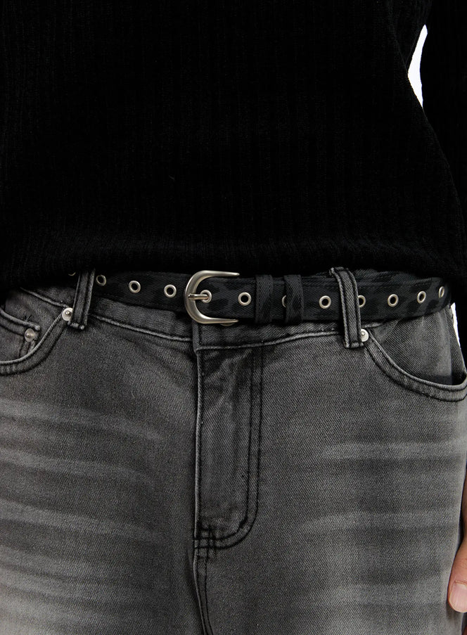 stylish-punk-belt-in528 / Dark gray