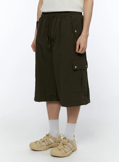 mens-cargo-bermuda-shorts-ia520 / Dark green