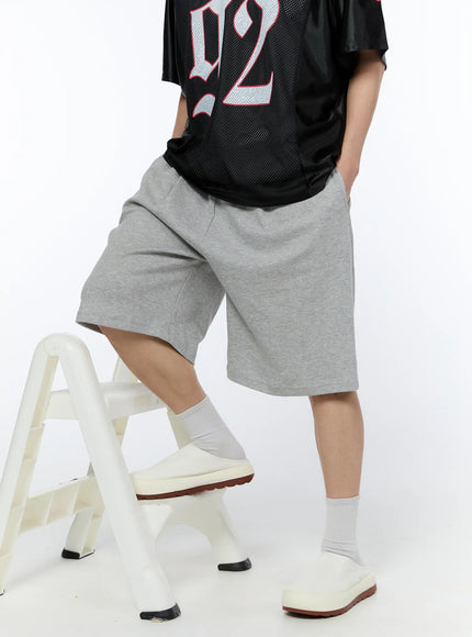 mens-relaxed-fit-sweatshorts-gray-ia517 / Gray