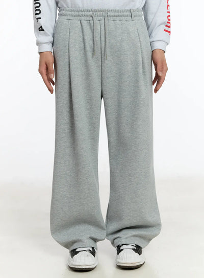 mens-wide-leg-sweatpants-im502 / Gray