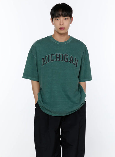 mens-casual-graphic-tee-ia520 / Green