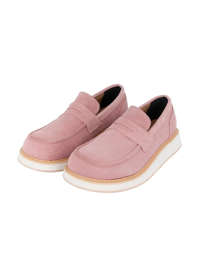mens-suede-slip-on-loafers-id511 / Pink