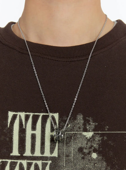 ring-chain-necklace-id502 / Silver
