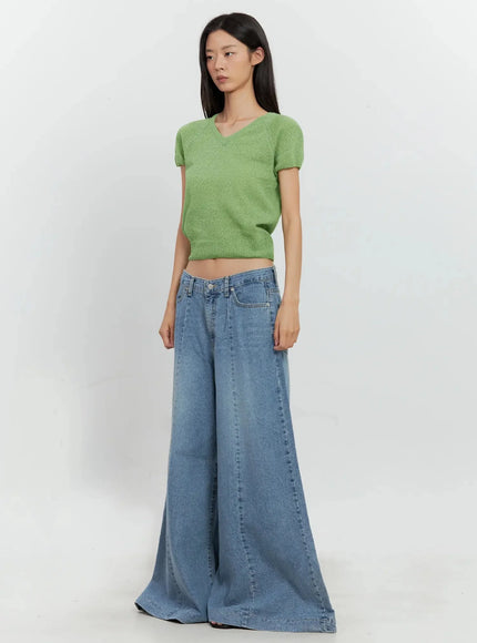 mesh-v-neck-short-sleeve-top-il528