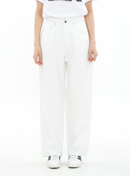 Wide Leg Cotton Pants CA05