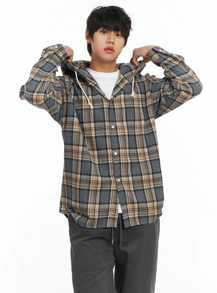 mens-plaid-hooded-flannel-ij512