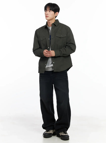 mens-classic-cotton-snap-shirt-ij521