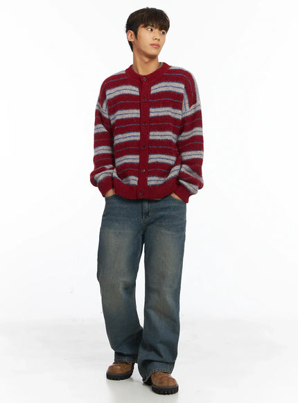 mens-striped-knit-cardigan-ij514