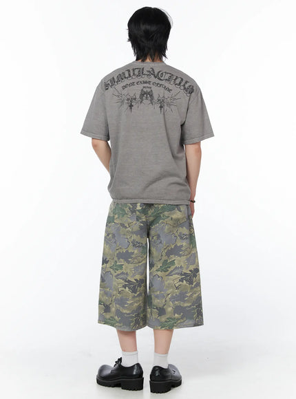 mens-graphic-print-t-shirt-iy525 / Gray
