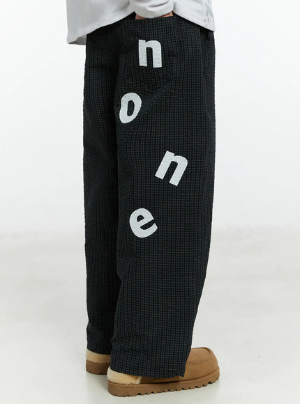 mens-mini-check-pattern-pin-tuck-wide-parachute-pants-if511