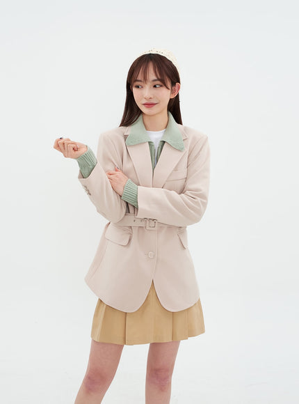 Modern Daily Jacket and Belt Set BA01