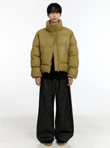 mens-cropped-puffer-jacket-dark-yellow-id502