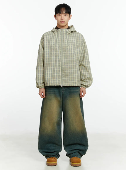 mens-plaid-windbreaker-jacket-if510