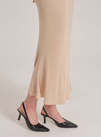 Maxi Wrap Mermaid Dress J31