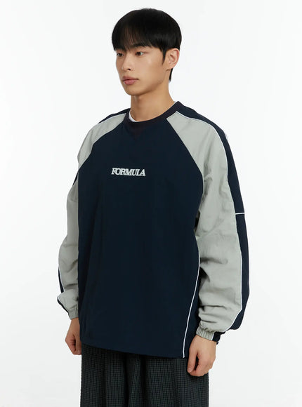 mens-racing-nylon-colorblock-drawstring-sweatshirt-if511