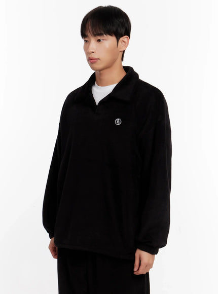 mens-fleece-collar-top-io528