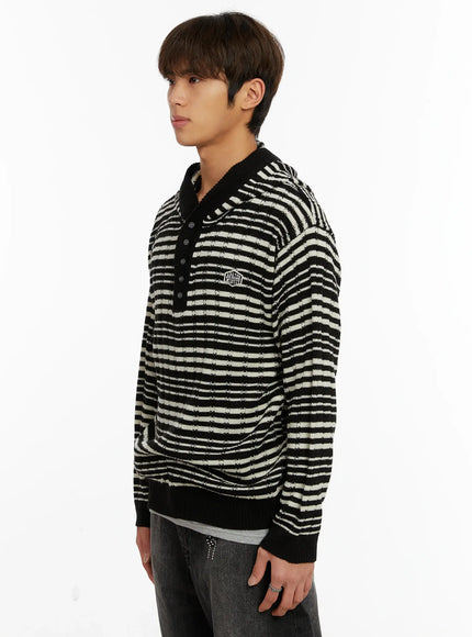 mens-striped-henley-knit-hoodie-id524