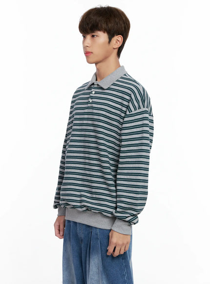 mens-striped-collared-sweatshirt-io502