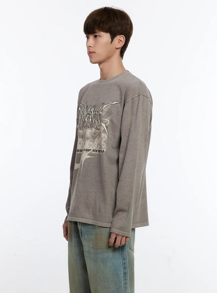 Men's Urban Graphic Long Sleeve Shirt IS529