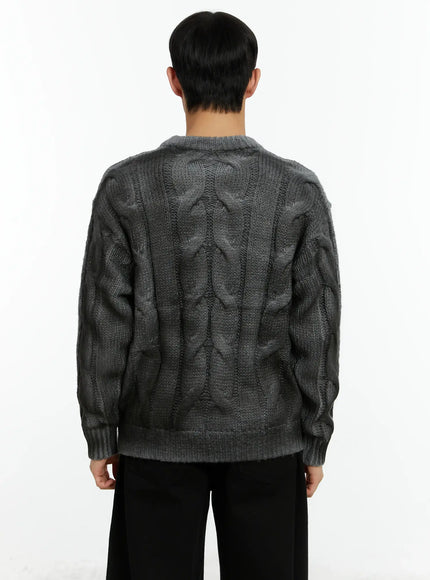 mens-vintage-washed-cable-knit-pullover-sweater-if511