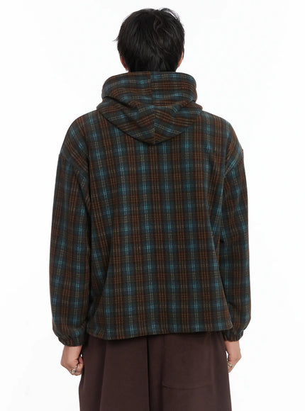 mens-checkered-fleece-hoodie-ij512