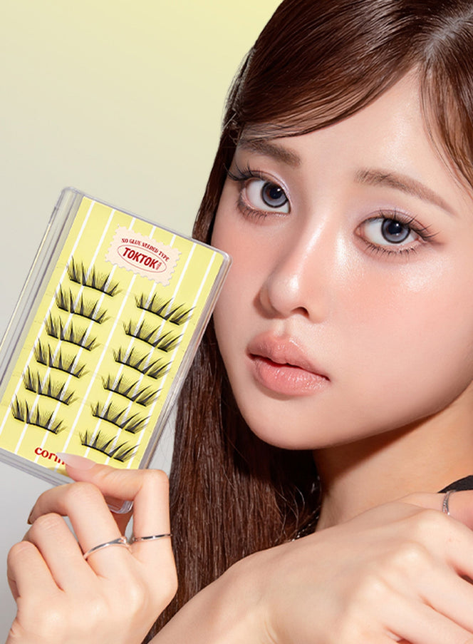 TOKTOKHARA No Glue Half Eyelash (24pcs)