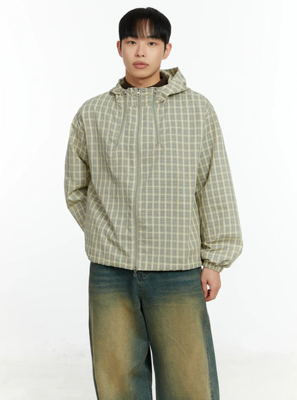 mens-plaid-windbreaker-jacket-if510