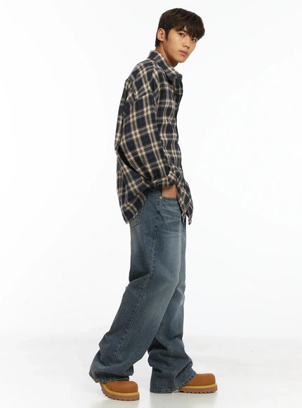 Men's Plaid Shirt IJ514