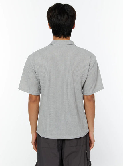 mens-waffle-knit-polo-t-shirt-iy508