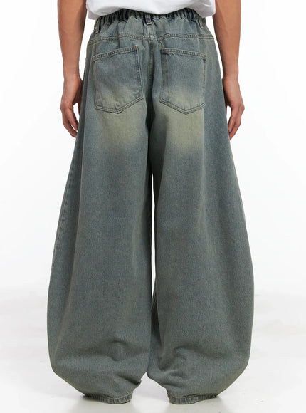 Men's Relaxed Fit Wide Jeans ID511