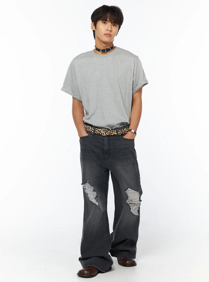 mens-gray-short-sleeve-t-shirt-iu503