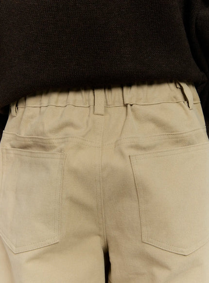 Men's Classic Wide Leg Cotton Pants IN503
