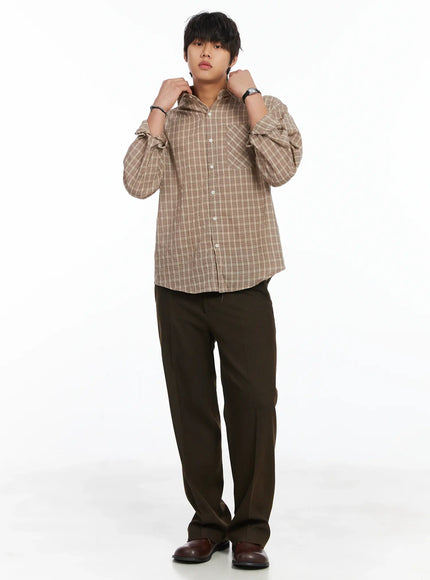 mens-plaid-button-down-shirt-ij512