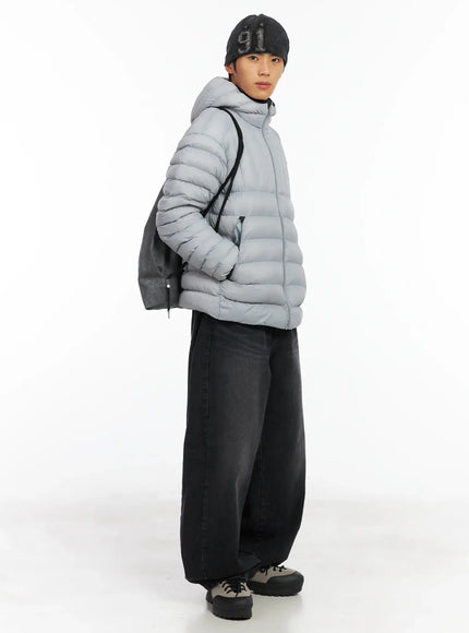 Men's Washed Denim Ribbed Beanie ID511