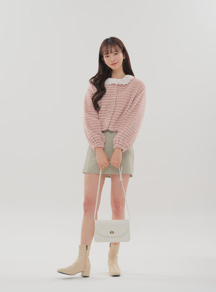 Wrap Style Mini Skirt BS-B11010502