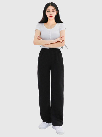 High-Waisted Sweat Pants CA28