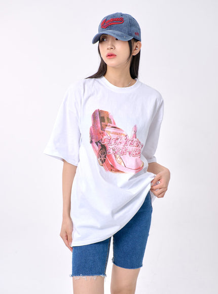 Oversized Graphic Tee BA327