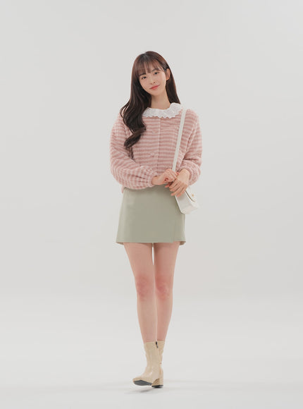 Wrap Style Mini Skirt BS-B11010502