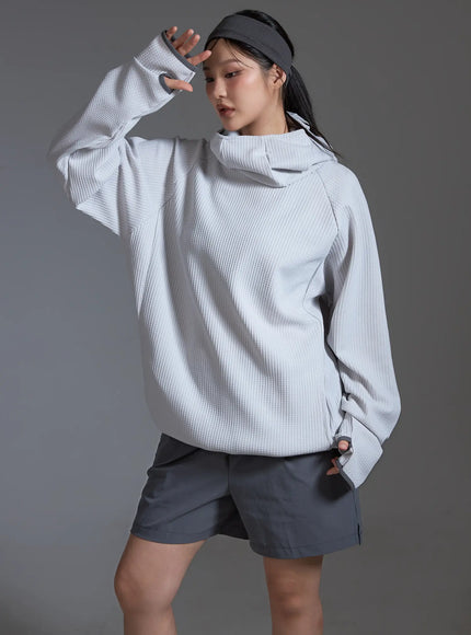waffle-texture-hooded-sweatshirt-light-gray-io517